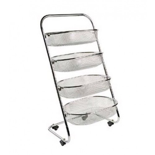 Carrinho Tipo Fruteira Inox  - Hudson 