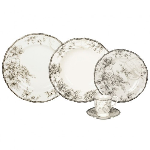 Aparelho de Jantar Porcelana 30 peças - L'Hermitage