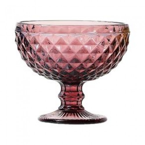 Jogo de 6 taças de sobremesa Bico de Abacaxi Uva