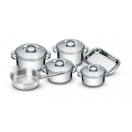 Conjunto de Panelas Aço Inox 6 Peças SOLAR - Tramontina