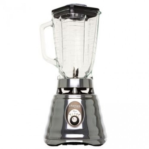 Liquidificador Oster Classico 127V Prata 450W Jarra de Vidro 1,25 litros 3 Velocidades
