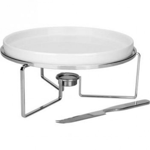 Rechaud de Cerâmica com Faca para Queijo Brie