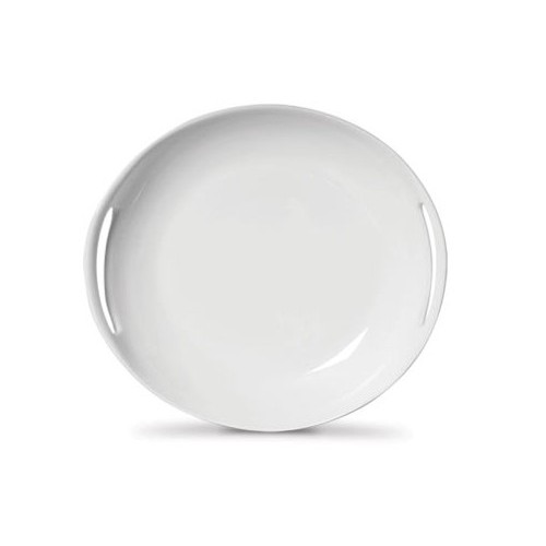 Travessa Rasa de Cerâmica com Alça Grande 