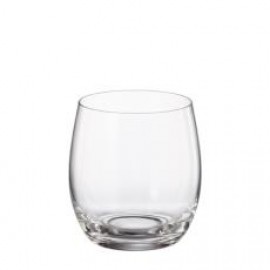 Jogo 6 copos baixos/wisk cristal Bohemia