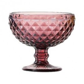 Jogo de 6 taças de sobremesa Bico de Abacaxi Uva