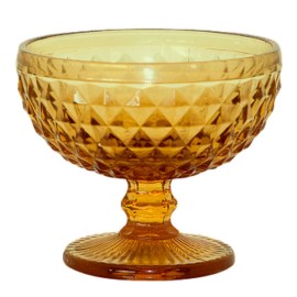 Jogo de 6 taças de sobremesa Bico de Abacaxi Ambar